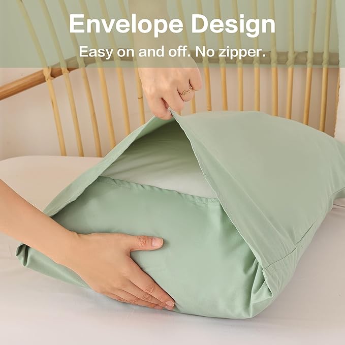 ROSGONIA Sage Green Twin/Twin XL Comforter Set - Image 4