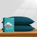 XOOX Linen 100% Egyptian Cotton Queen Pillow Cases Set of 2 by XOOXLinen
