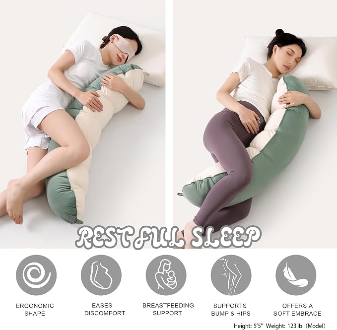 Peallow – Long Round Body Pillow - Image 5