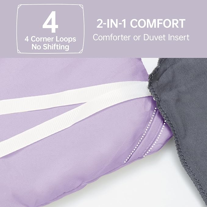MUXHOMO Queen Comforter Set, All Season Ultra Soft Down Alternative Bedding - Image 6