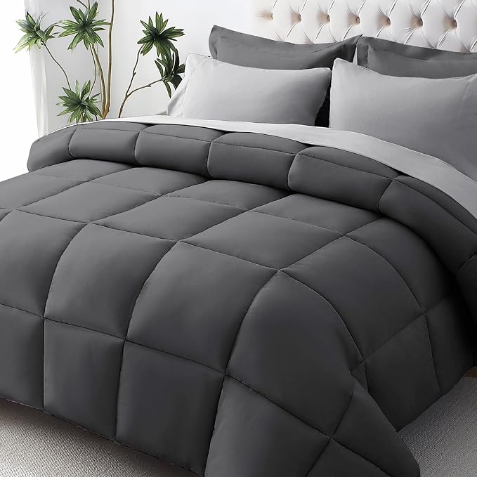 JOLLYVOGUE Queen Comforter Set, Ultra-Soft Bed in a Bag Queen Size 7 Pieces by JOLLYVOGUE