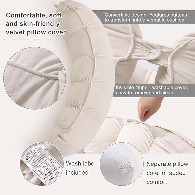Peallow – Long Round Body Pillow - Image 4