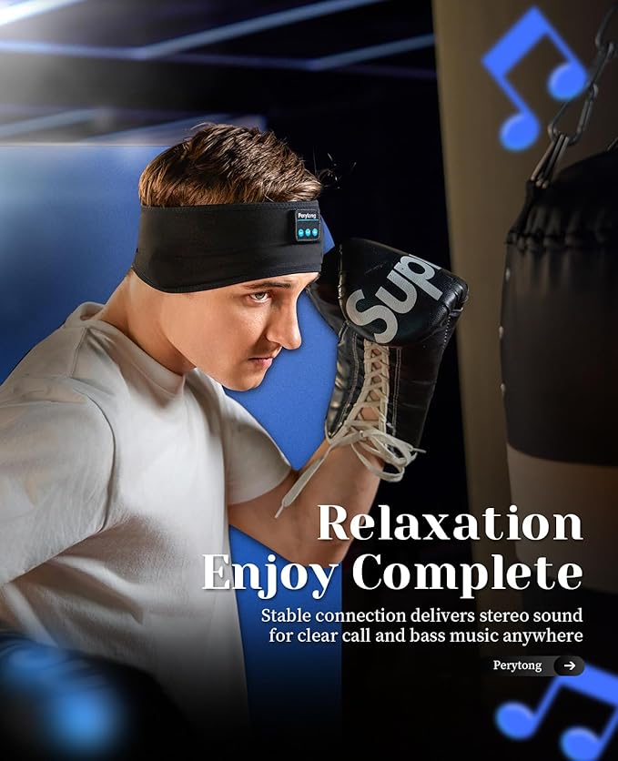 Perytong Sleep Headphones Wireless, Air Travel, Meditation - Image 8
