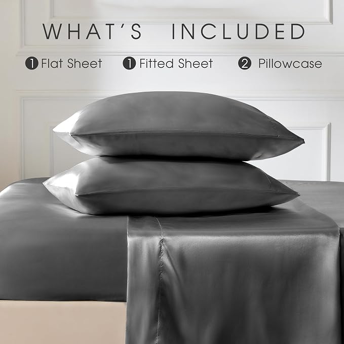 FreshCulture Satin Sheets King Size - Image 3
