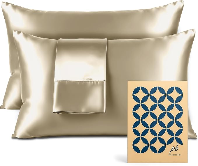 Pure Bedding Satin Pillowcase 2 Pack by PureBedding