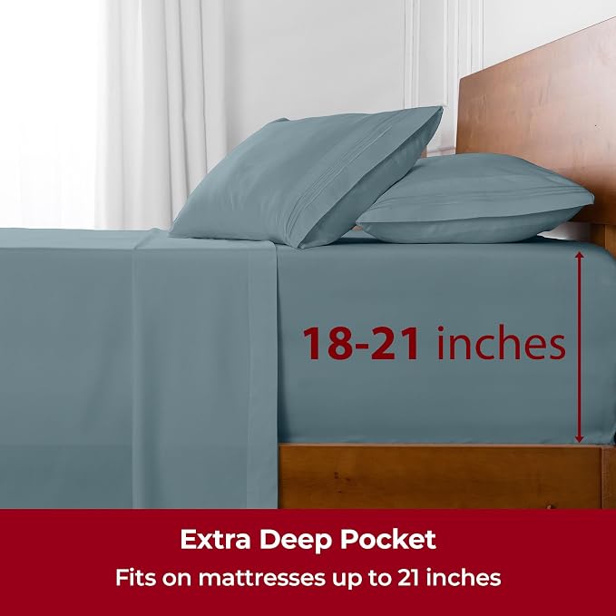 Mellanni Extra Deep Twin XL Sheets - Image 6