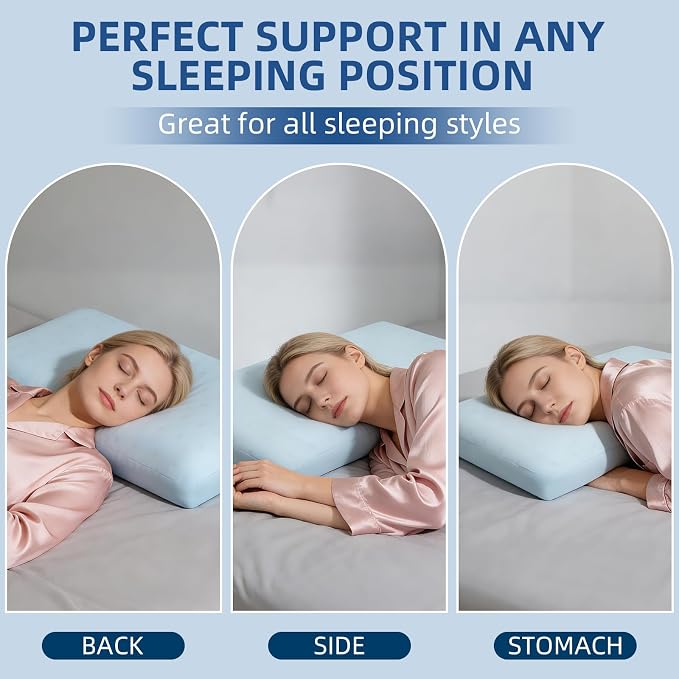 Sycoodeal Cooling Memory Foam Pillow Queen Size - Image 5