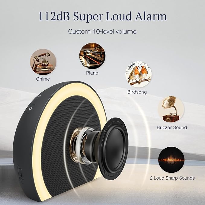 ANJANK Super Loud Alarm Clock - Image 6