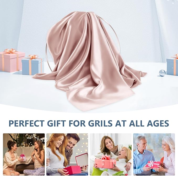 Silk Pillow Cases 2 Pack King Size Mulberry Silk Pillowcase Set of 2 - Image 7