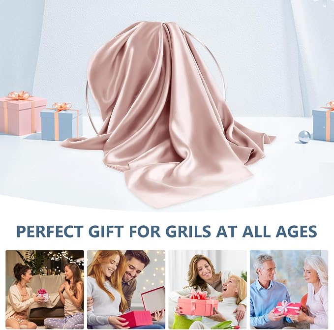 Silk Pillow Cases 2 Pack Queen Size Mulberry Silk Pillowcase Set of 2 - Image 7