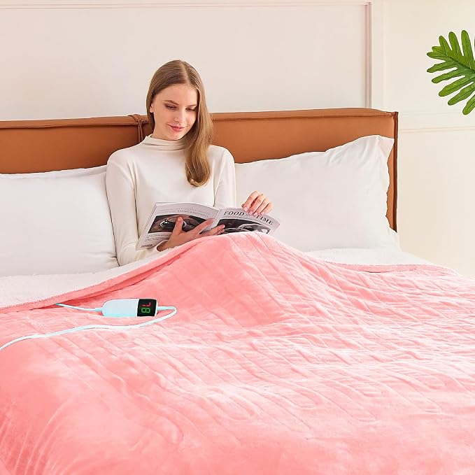 BOMOVA Heated Electric Blanket Full Size by BOMOVA