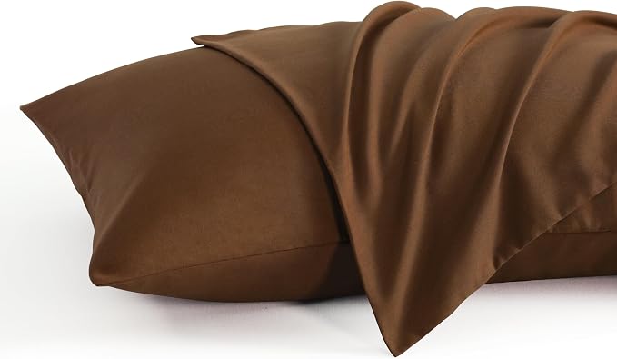NTBAY Standard Pillow Cases Set of 2, 2 Pack Brushed Microfiber 20x26 Pillow by NTBAY