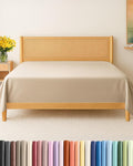 Cal King Size Flat Sheet by CGKUnlimited