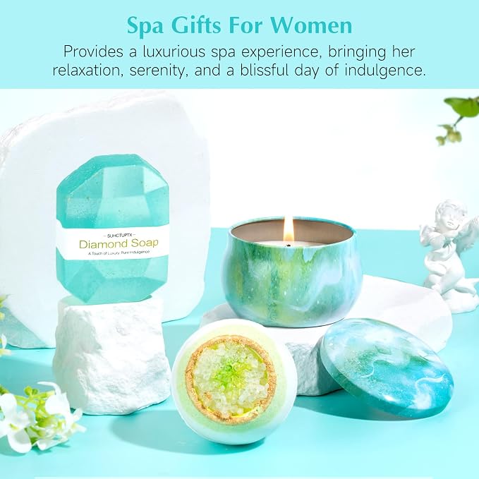 Suhctuptx Birthday Gifts for Women, Unique Self Care Gifts Get Well Soon Basket - Image 6