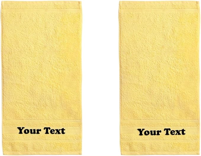 Personalize Your Towels with Custom Embroidery: Names, and Initials. Perfect by Ephesos