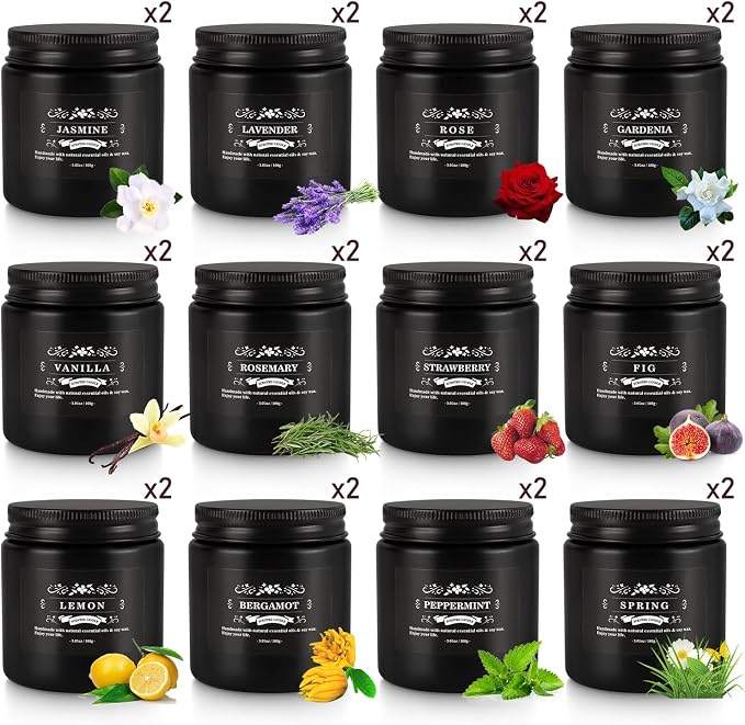 Scented Candle Set 24 Pack, Candle - Image 5