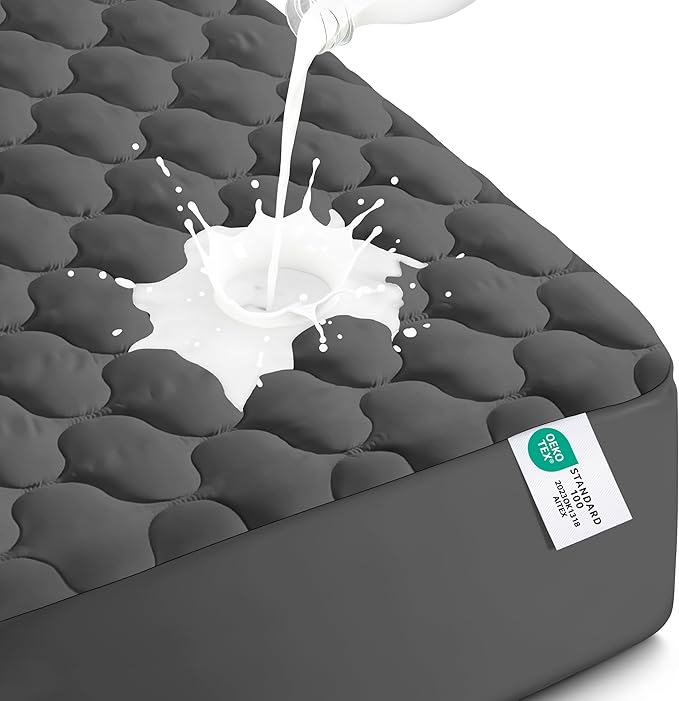 Utopia Bedding Waterproof Mattress Protector, Queen Mattress Pad, Noiseless by UTOPIABEDDING
