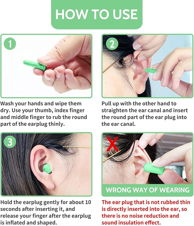 Lysian Earplugs Sleep Earplugs Noise Cancelling Ear Plug - Image 6