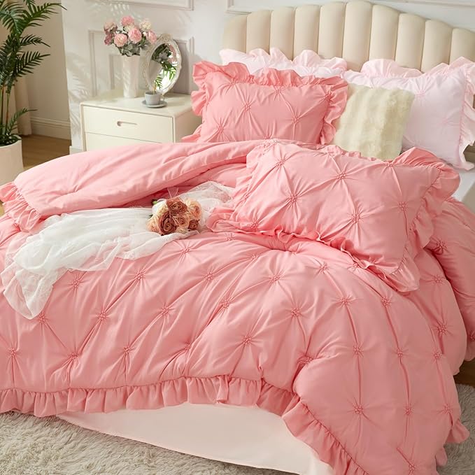 BEDELITE Pink Comforter Set Queen by BEDELITE