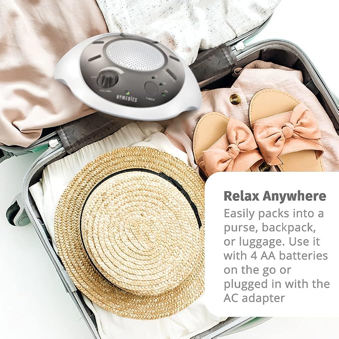 Homedics SoundSleep White Noise Sound Machine, Small Travel Sound Machine - Image 7