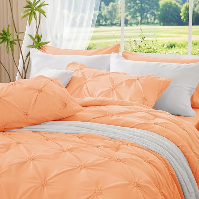 BEDELITE Apricot Queen Comforter Set - Image 6