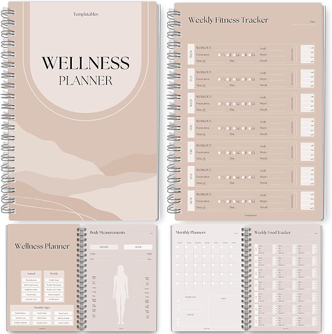 Wellness Journal by Templatables