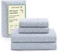 LANE LINEN Eco Friendly 100% Organic Cotton Queen Bed Sheets Set, Printed by LaneLinen