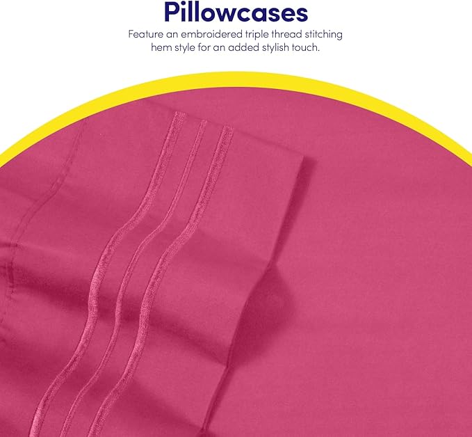 Queen Size Sheet Set with Built-in Sheet Straps - Image 6