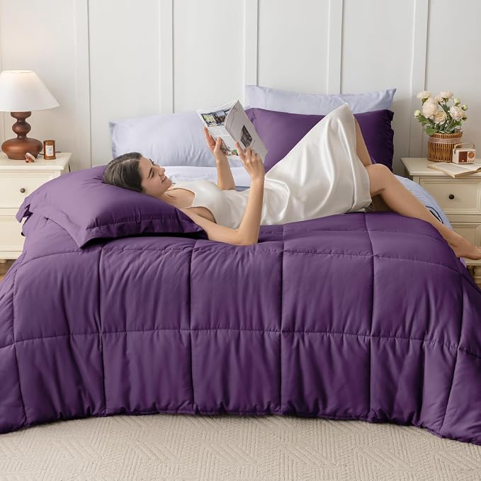 JOLLYVOGUE Queen Comforter Set, Ultra-Soft Bed in a Bag Queen Size 7 Pieces - Image 6
