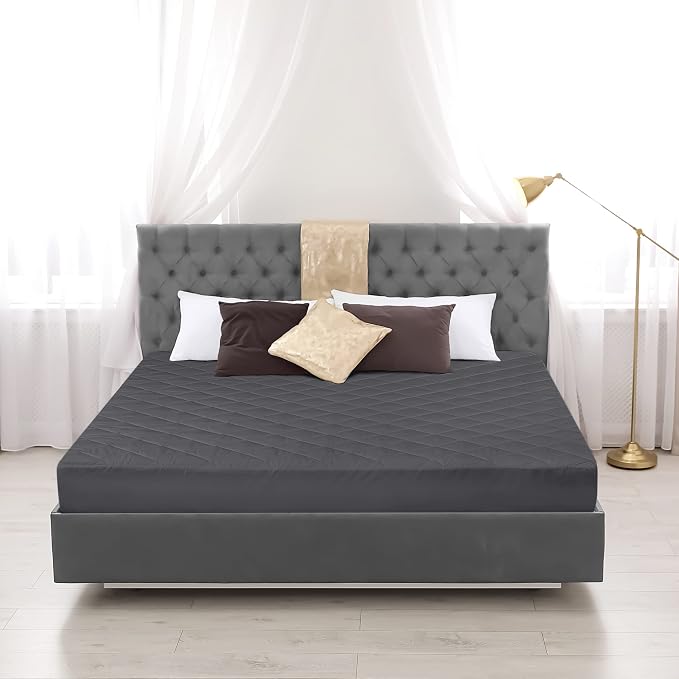 Utopia Bedding Quilted Fitted Mattress Pad, Full Size, Elastic Fitted Mattress - Image 7