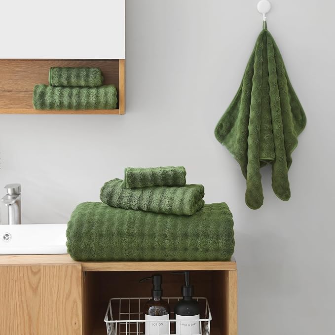 KBY Bath Towels Set of 2, Extra Large Bath Sheets 40X80 Inches, Quick Dry - Image 4