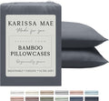 Karissa Mae Cooling Bamboo Viscose King Size Pillowcase Set | 100% FSC by KARISSAMAE