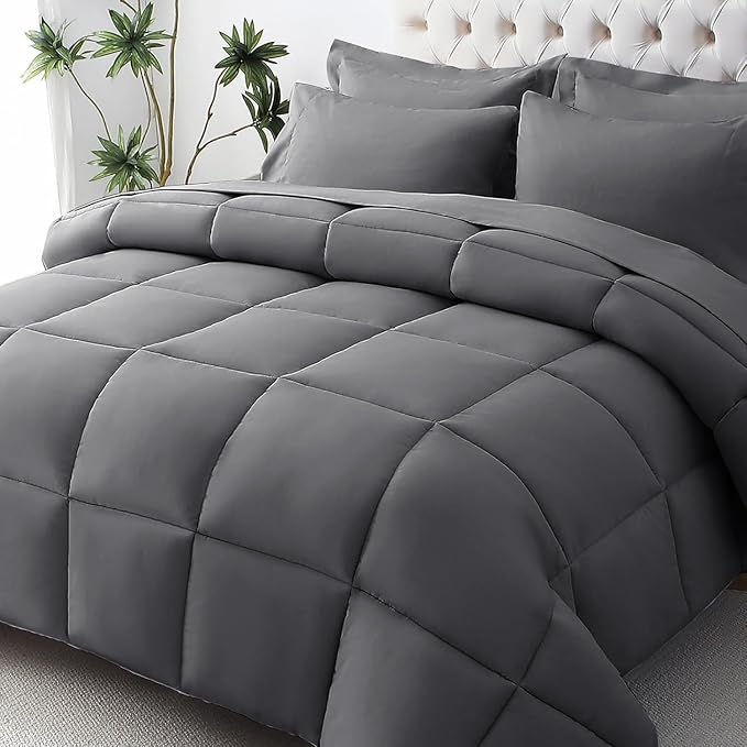 JOLLYVOGUE Oversized Queen Comforter Set, Ultra-Soft Bed in a Bag Oversized by JOLLYVOGUE