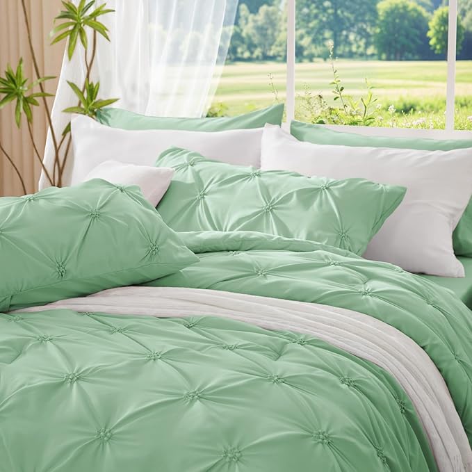 BEDELITE Sage Green Twin Comforter Set - Image 6