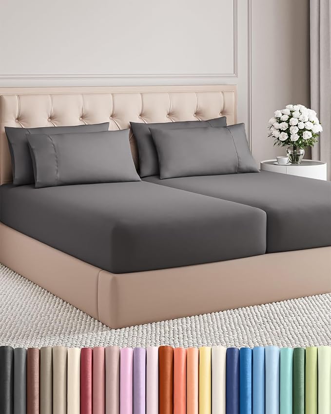 Split King 7 Piece Sheet Set by CGKUnlimited
