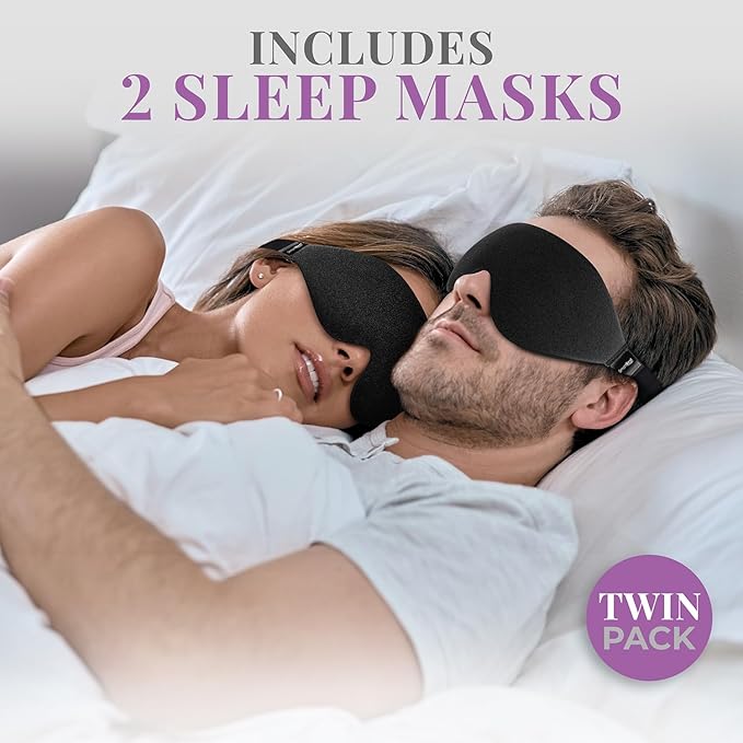 Sleep Mask - Eye Mask for Sleeping - Ultra Lightweight for Side Sleepers - Image 7