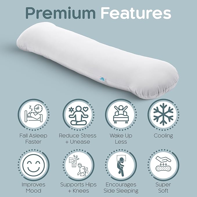 SleepCloud Weighted Body Pillow 8lbs - Image 3