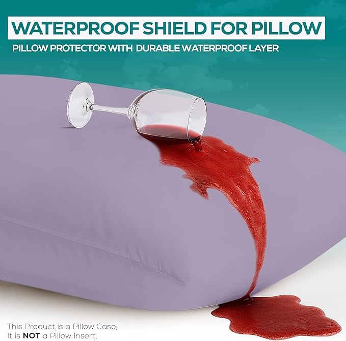 Utopia Bedding Premium 100% Waterproof Pillow Protectors - Image 3