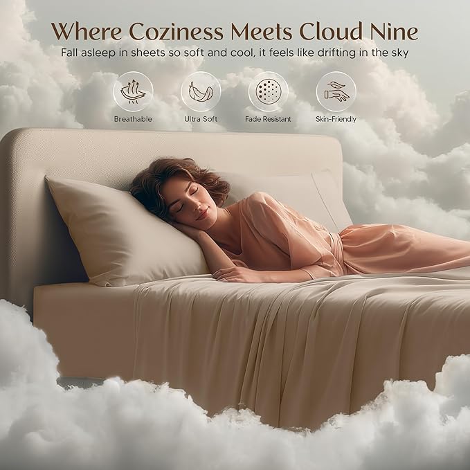 Utopia Bedding Queen Size Sheet Set – 4 Piece Bed Sheets, Soft and Breathable - Image 7