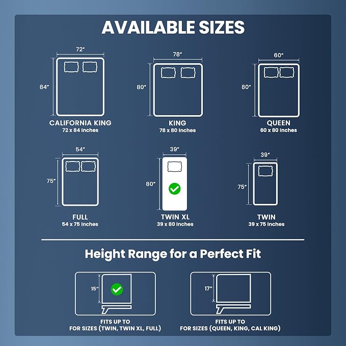Utopia Bedding Waterproof Mattress Protector Twin XL Size, Premium Terry - Image 3