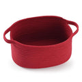 Happyiren Cute Burgundy Woven Gift Basket – Empty Burr Baskets by Unknown