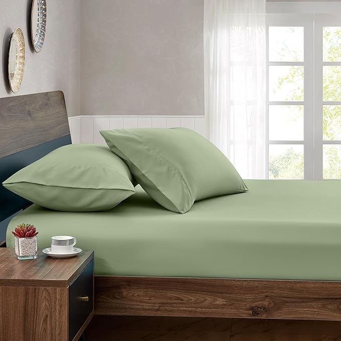 FreshCulture Twin Fitted Sheets, Bulk Pack of 6, Deep Pocket, Soft Microfiber - Image 6