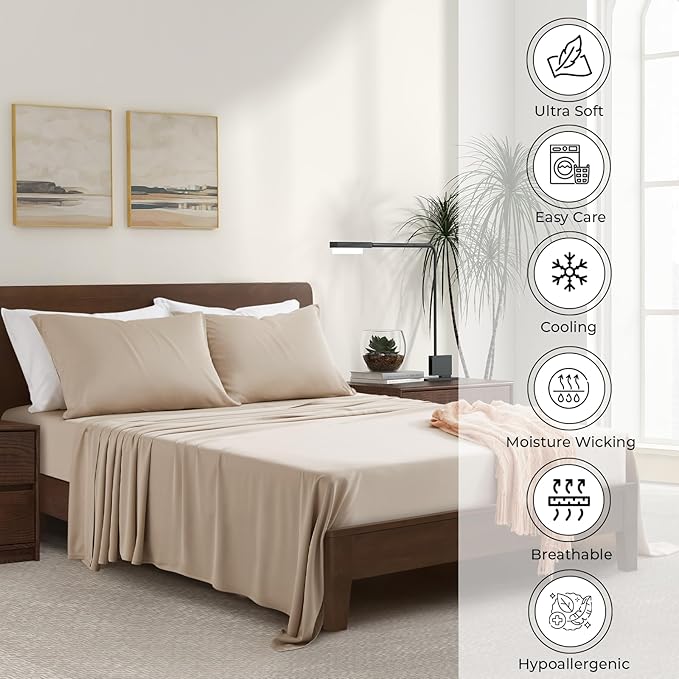 Luxury Bamboo Market | King Envelope Pillowcase Set | 100% Viscose Made from - Image 3
