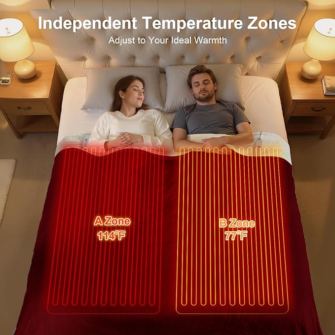 Queen Size Electric Blanket for Bed - Image 2