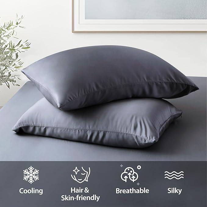 4 Pack Cooling Toddler Pillow Cases, Viscose Derived from Bamboo Small Pillow - Image 5
