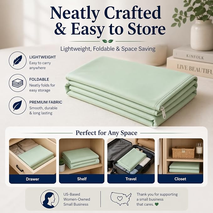 evoLive 100% Rayon Derived from Bamboo Cooling Breathable Body Pillow - Image 9