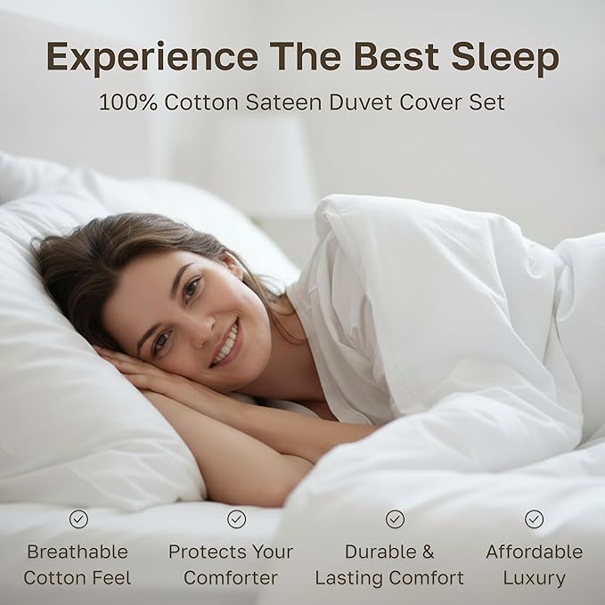 California Design Den Printed King Size Duvet Cover Set - Image 3