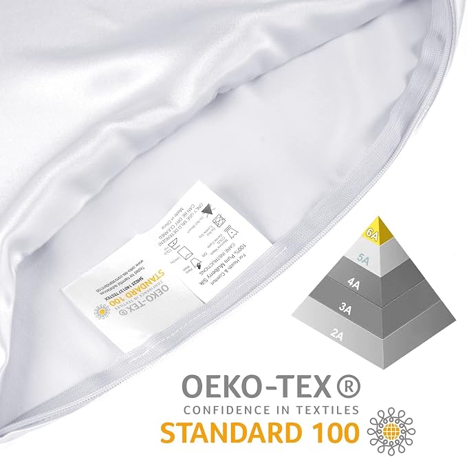 OLESILK Silk Body Pillowcase 20x54 Zippered: 100% Mulberry Silk - Image 7