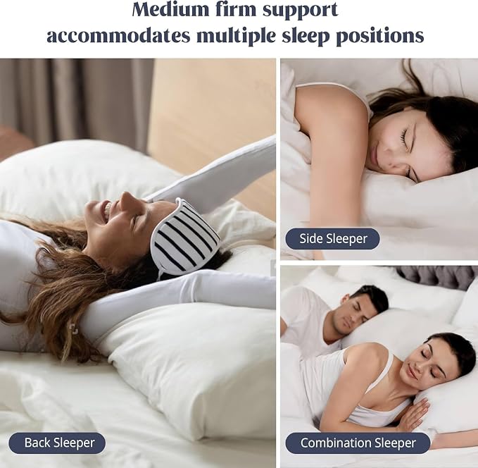 puredown® Goose Feather Down Pillows, Gusseted Bed Pillows - Image 5