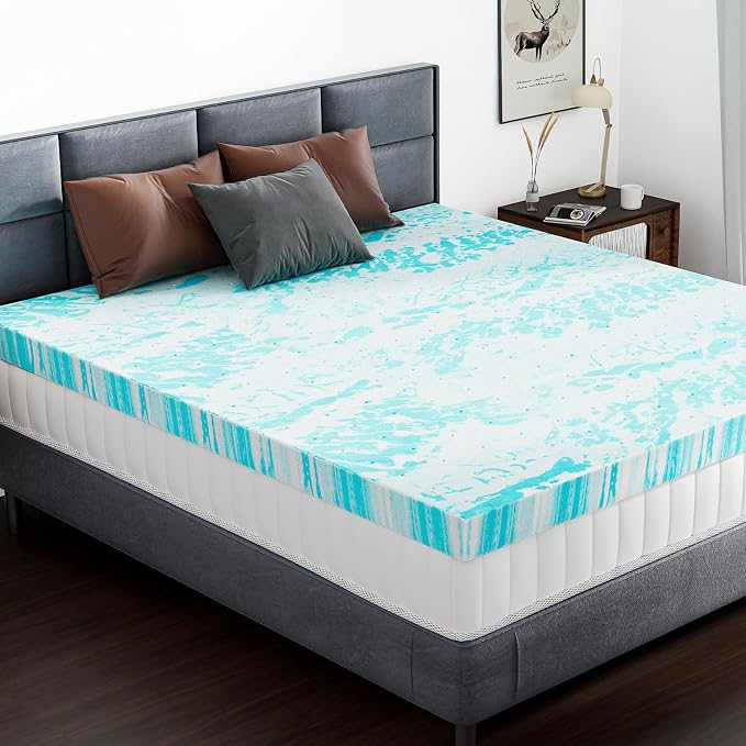 DUMOS Mattress Toppers Memory Foam Full Size, 2 Inch Thick Bed Topper Pad - Image 7